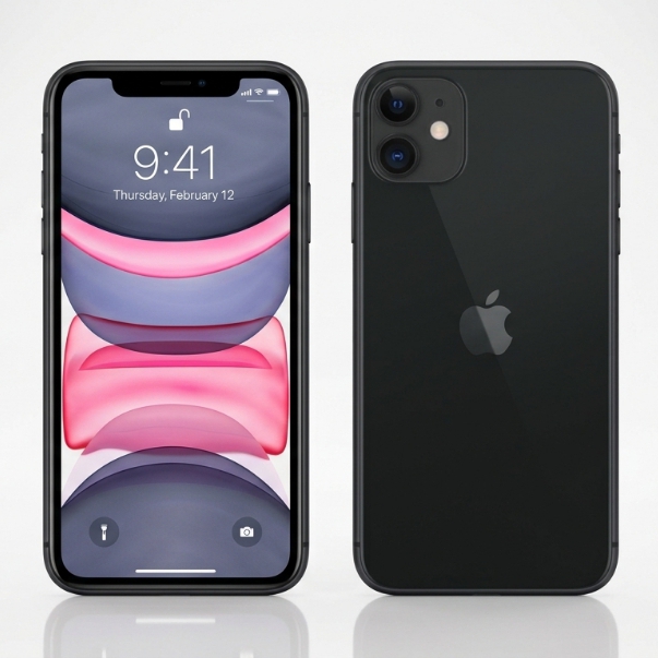 Apple iPhone 11 64GB mobile phone front and back view UAE Dubai store