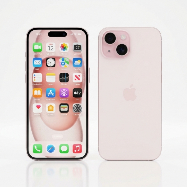 Apple iPhone 15 front and back mobile UAE